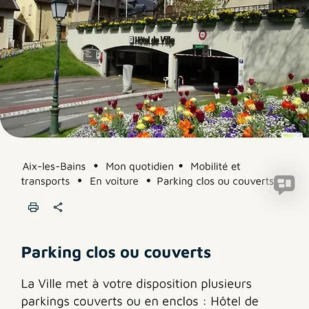 Apartamento T1 Bis, 33m2, Avec Cuisine, En Hyper Centre, Aix Les Bains *